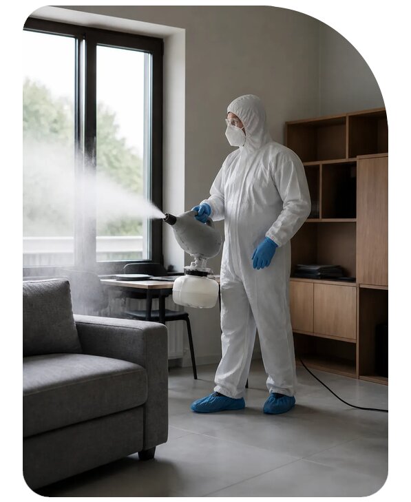 Санитарная обработка помещений в Солнечногорске по цене от 2602 р. | Сенат-Слн